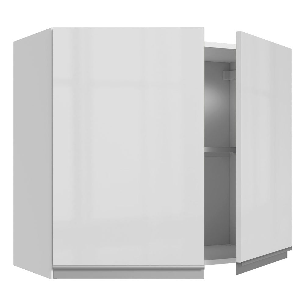 Alacena Cocina 100% MDF 80 cm 2 Puertas Blanco Brillante Acordes Madesa