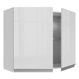 Alacena Cocina 100% MDF 80 cm 2 Puertas Blanco Brillante Acordes Madesa