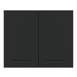 Alacena 80 cm 2 Puertas Agata Marrón/Negro