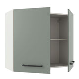 Alacena 80 cm 2 Puertas Agata Blanco/Gris