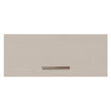 Alacena 80 cm 1 Puerta Rebatible Marrón/Crema Agata Madesa