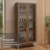 Cristalero Madesa 2 Puertas 70 cm con Patas MM