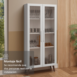 Cristalero Madesa 2 Puertas 70 cm con Patas BB