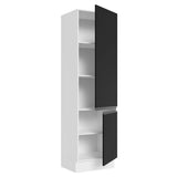 Despensero 100% MDF 60 cm 2 Puertas Blanco/Negro Acordes Madesa
