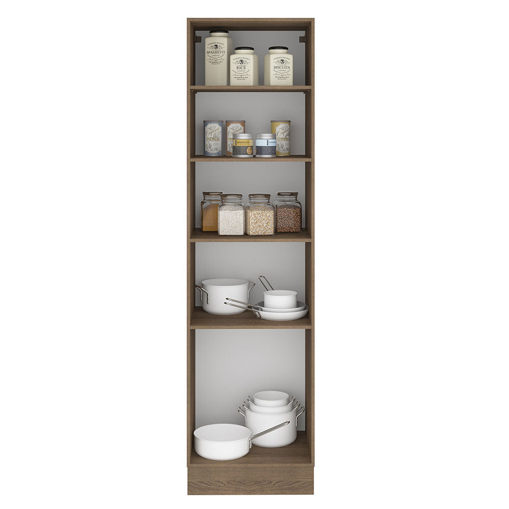 Despensero 60 cm 3 Puertas Marrón Stella Madesa