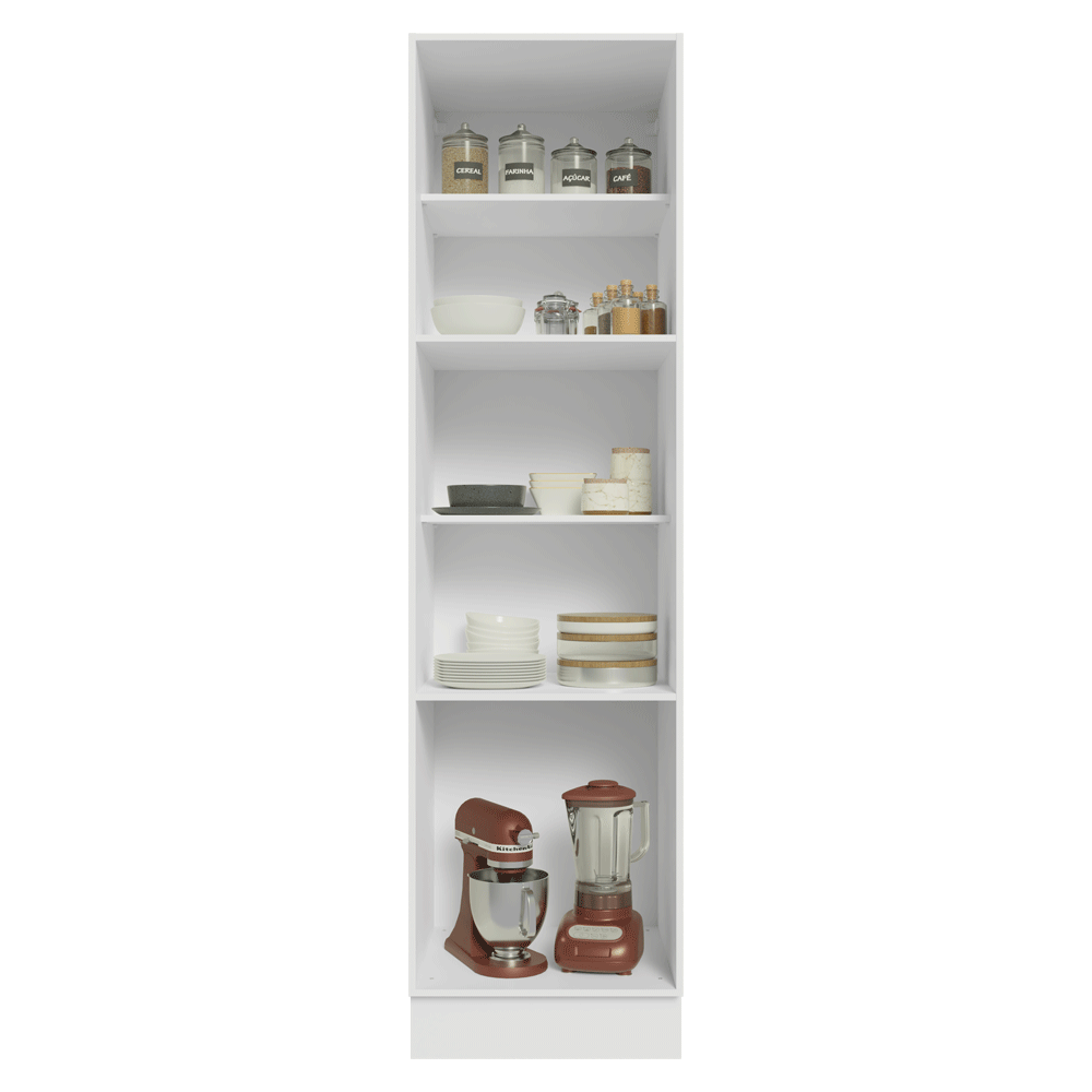 Despensero 60 cm 3 Puertas Blanco/Verde Vik Madesa