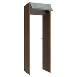 Mueble para empotrar Heladera 73 cm 1 Puerta Abatible Marrón/Gris Lux Madesa