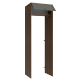 Mueble para empotrar Heladera 73 cm 1 Puerta Abatible Marrón/Gris Vik Madesa