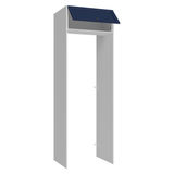 Mueble para empotrar Heladera 73 cm 1 Puerta Abatible  Blanco/Azul Vik Madesa