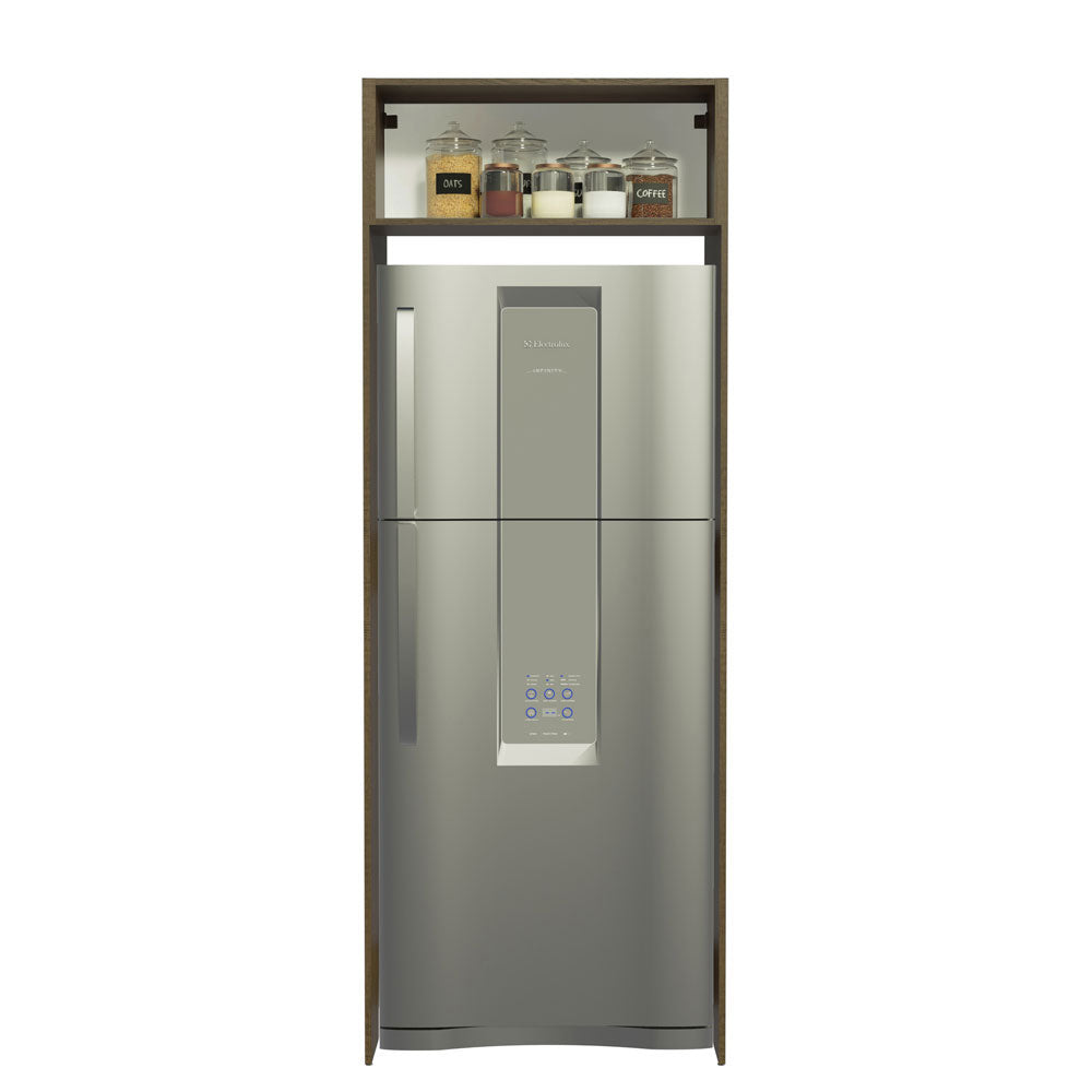 Mueble para empotrar Heladera Madesa Agata Puerta Rebatible