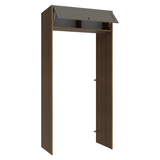 Mueble para empotrar Heladera 103 cm 1 Puerta Abatible  Marrón/Gris Vik Madesa