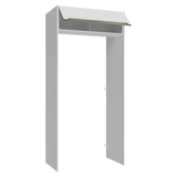 Mueble para empotrar Heladera 103 cm 1 Puerta Abatible Blanco Aterciopelado Lux Madesa