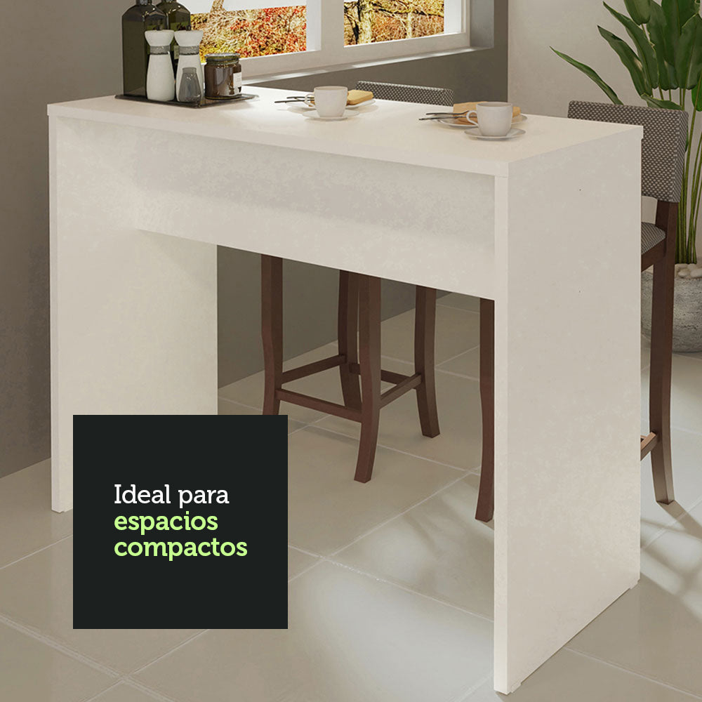 Isla de Cocina con Barra desayunador Madesa 120cm BB