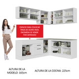 Combo completo de Cocina Esquinera 389cm Agata Madesa 01