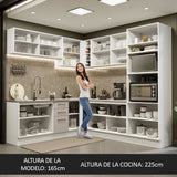 Combo completo de Cocina Esquinera 459cm Agata Madesa 01