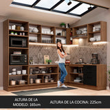 Combo completo de Cocina Esquinera Madesa Agata 479cm MN 01