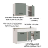 Combo de Cocina Madesa Agata 150cm BG 01
