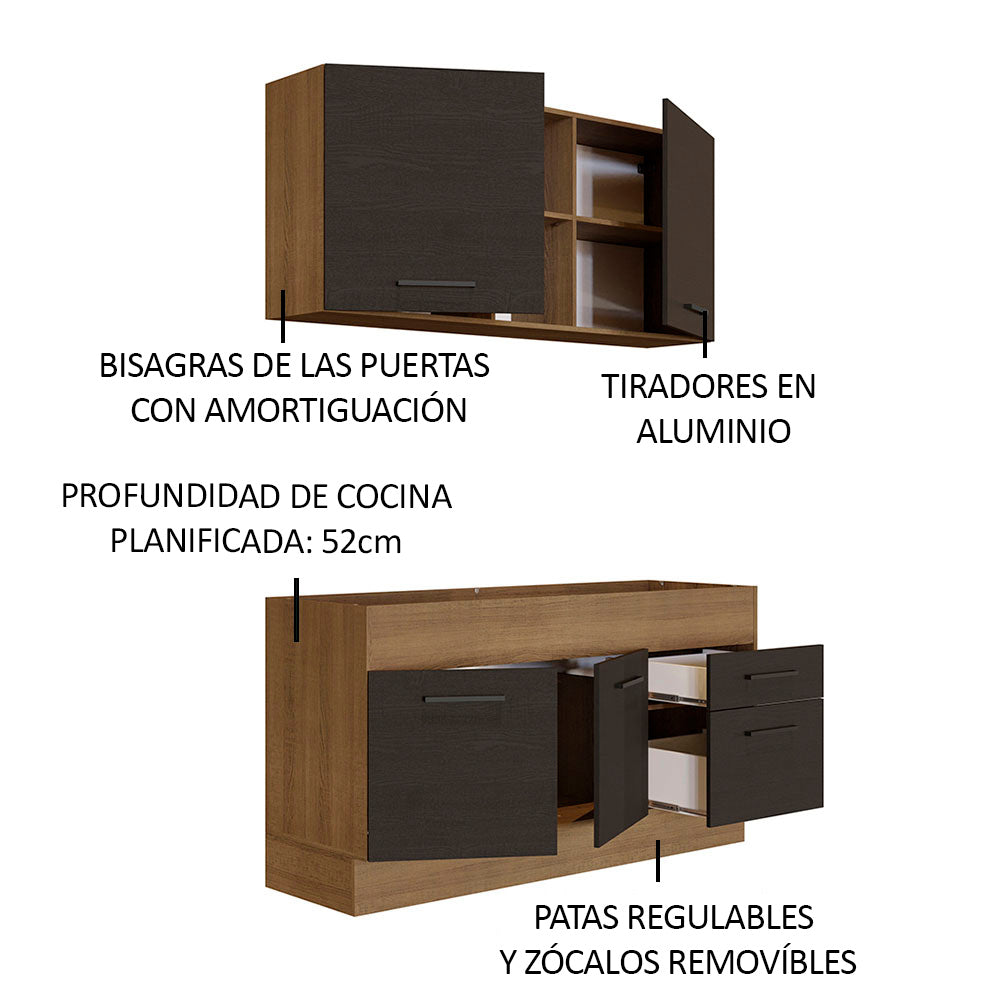 Combo de Cocina Madesa Agata 150cm MN 02
