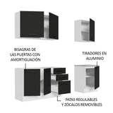 Combo de Cocina Madesa Agata 180cm BN 01