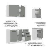 Combo de Cocina Madesa Agata 180cm BG 01