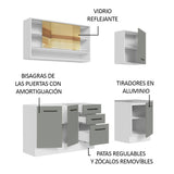 Combo de Cocina Madesa Agata 180cm BG 02