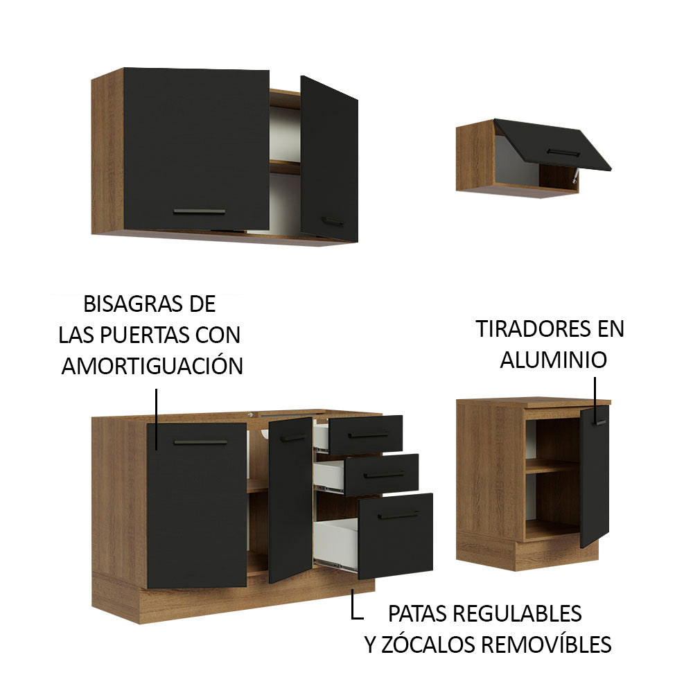 Combo de Cocina Madesa Agata 180cm MN 03