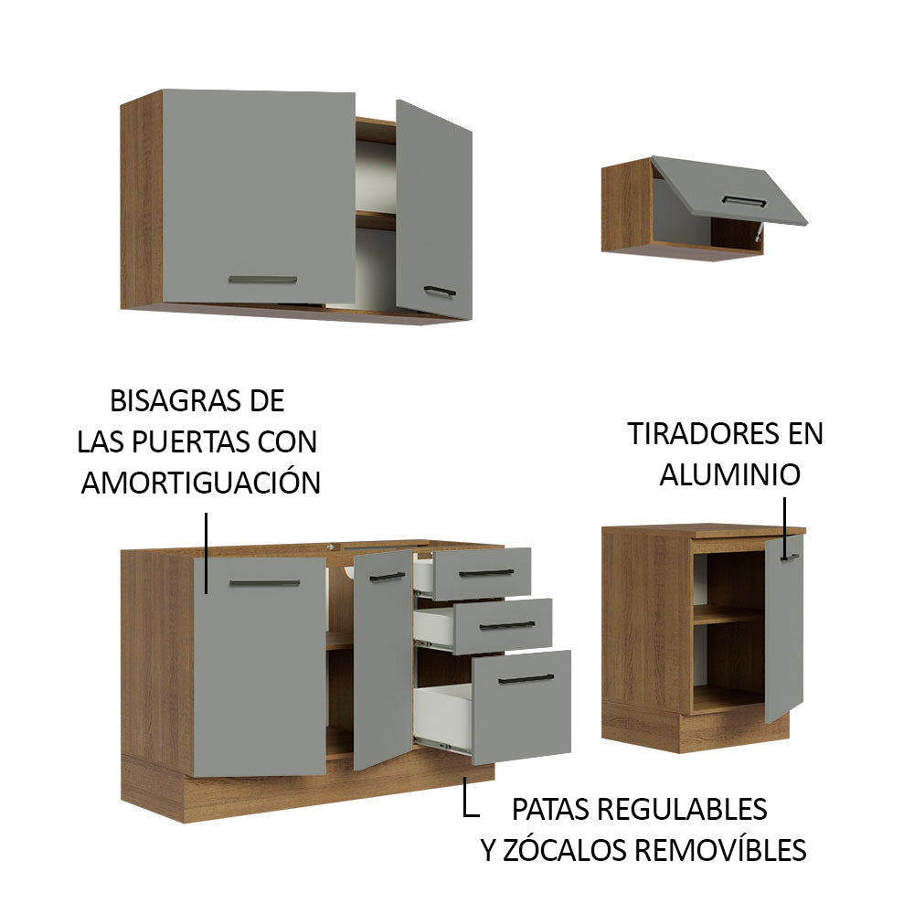 Combo de Cocina Madesa Agata 180cm MG