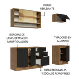 Combo de Cocina Madesa Agata 180cm MN 04