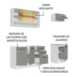 Combo de Cocina Madesa Agata 180cm BG