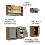 Combo de Cocina Madesa Agata 180cm MG