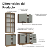 Combo completo de Cocina con Cristalero Madesa Agata MG