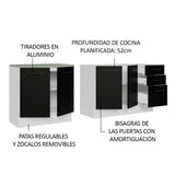 Combo de Cocina Madesa Agata 200cm BN 01