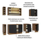 Combo completo de Cocina Madesa Agata 220cm MN 01