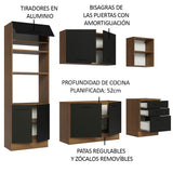 Combo completo de Cocina Madesa Agata 250cm MN 01