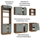 Combo completo de Cocina Madesa Agata 250cm MG 01