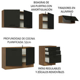 Combo completo de Cocina Madesa Agata 260cm MN 02