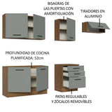 Combo completo de Cocina Madesa Agata 260cm MG 02