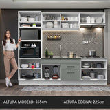 Combo completo de Cocina Madesa Agata 270cm BG