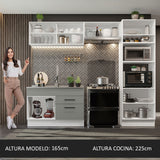 Combo completo de Cocina Madesa Agata 270cm BG 05