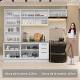 Combo completo de Cocina con Cristalero Madesa Agata BC 11