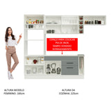 Combo completo de Cocina Madesa Agata 290cm BG 04