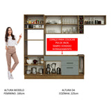 Combo completo de Cocina Madesa Agata 290cm MG 02