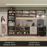 Combo completo de Cocina Madesa Agata 330cm MC 01