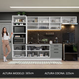 Combo completo de Cocina Madesa Agata 330cm BG 03