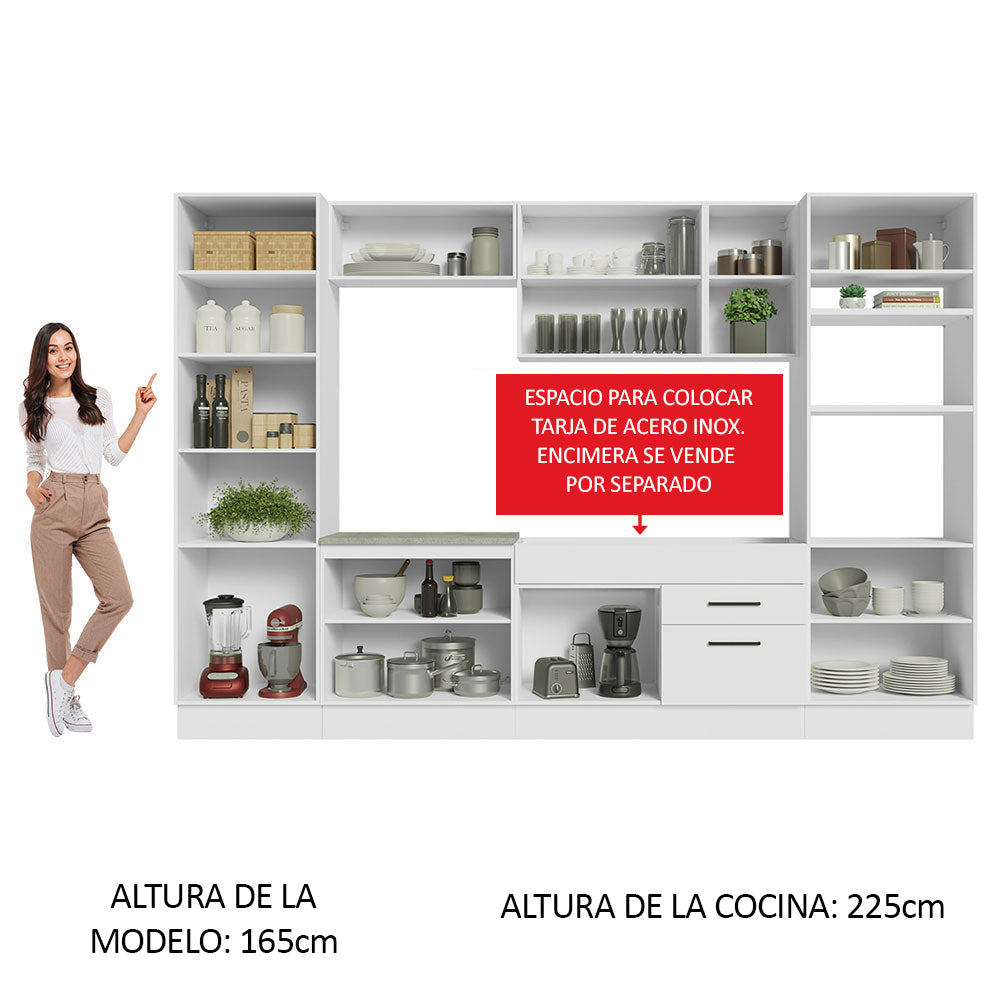 Combo completo de Cocina 330cm Agata Madesa 02