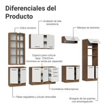 Combo completo de Cocina Madesa Agata 340cm MB 01