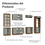 Combo completo de Cocina Madesa Agata 340cm MG 01