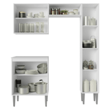 Cocina Compacta 156 cm Emilly Blanco 02