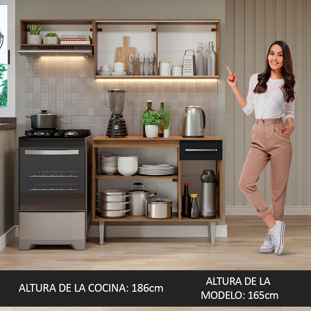 Combo de Cocina Madesa Emilly 165cm MN 04