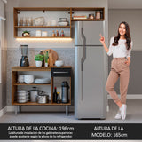 Combo de Cocina Madesa Emilly 165cm MN